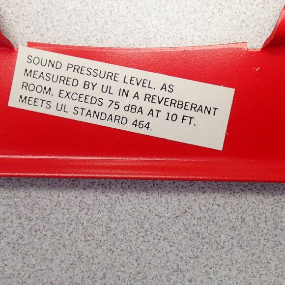 Metal Fire Alarm Trim Ring- could be used for photo frame or art project - Picture 3 of 6